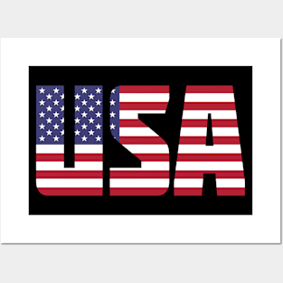 USA Flag Posters and Art